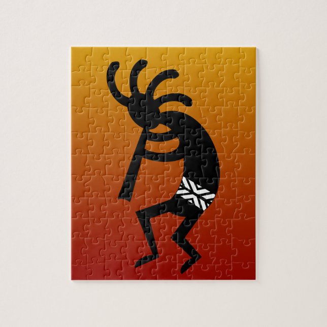 Sydvästdesignen Dancing Kokopelli Pussel (Vertikal)