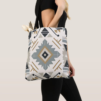 Sydvästdiamantstammen Geometric Tote Bag Tygkasse
