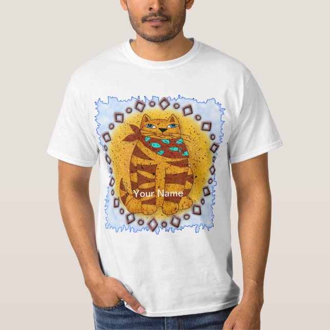 Sydvästkat T Shirt (Framsida)