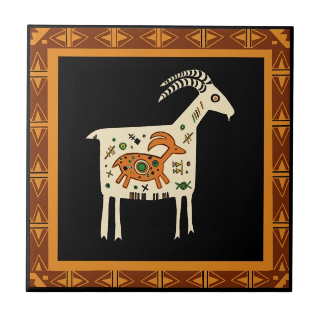 Sydvästlig Bergs-Mamma-Platta Kakelplatta (Framsidan)