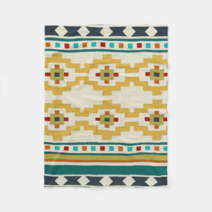 Sydvästlig geometri III Fleecefilt