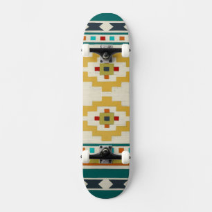 Sydvästlig geometri III Mini Skateboard Bräda 18,5 Cm