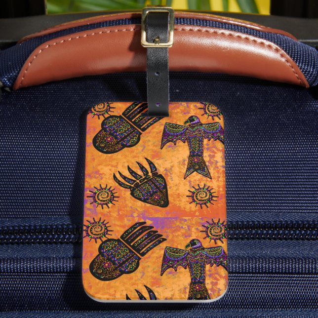 Sydvästlig konst bagagebricka (Framsida Insitu 2)