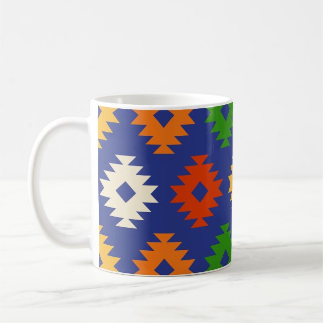 Sydvästlig mönster kaffemugg (Vänster)
