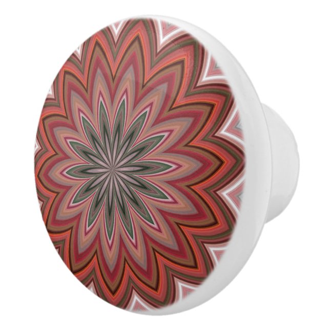 Sydvästlig ökenblomma Mandala Röd Knopp (Höger)