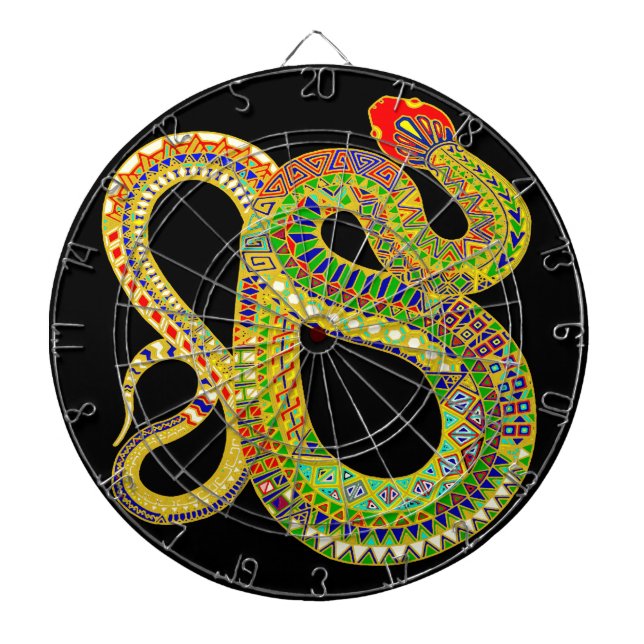 Sydvästlig ökenrasslare darttavla (Framsidan)