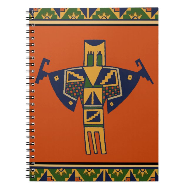 Sydvästlig schamananda anteckningsbok (Framsidan)