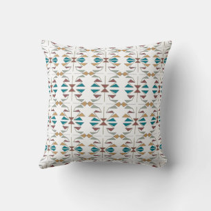 Sydvästlig sned triangel mönsterdesign kudde
