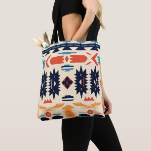 Sydvästlig Tribal Aztec Geometrisk Boho Tygkasse