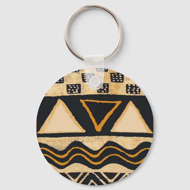 Sydvästlig tribal design av indianer nyckelring (Framsida)