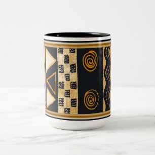 Sydvästlig tribal design av indianer Två-Tonad mugg