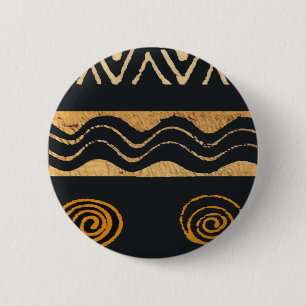 Sydvästlig Tribal Native American Design Knapp