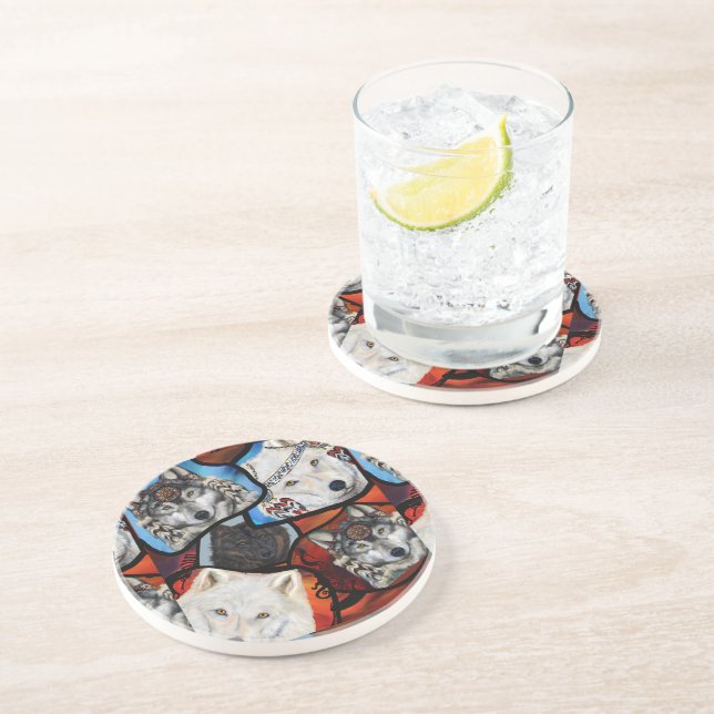 Sydvästlig vargkonst underlägg (Sidan)