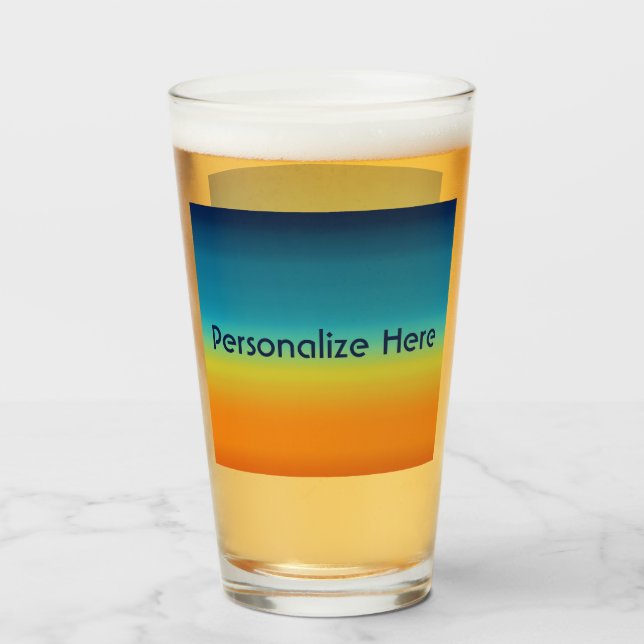 Sydvästmonogram Glaskopp (Framsida fylld)