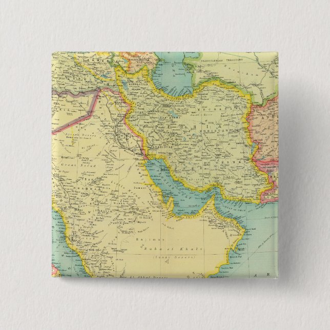 Sydvästra Asien Knapp (Framsida)