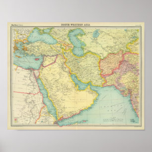 Sydvästra Asien Poster