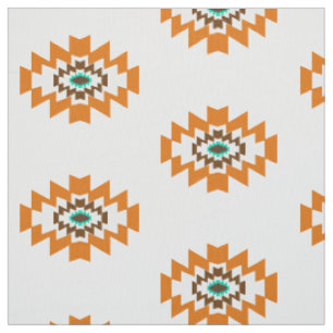 Sydvästra Aztec Native American Tribal Design Tyg