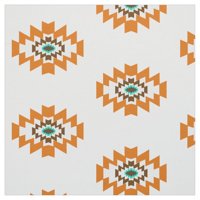 Sydvästra Aztec Native American Tribal Design Tyg (Provkarta)