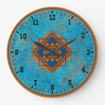 Sydvästra bergstoppar Turquise Gammala västern Sti