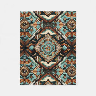 Sydvästra Boho Mönster Fleecefilt