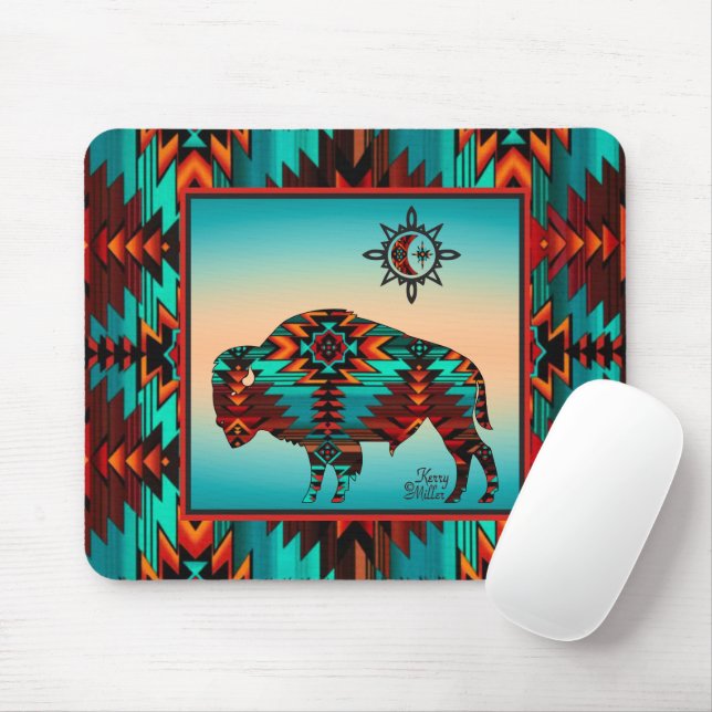 Sydvästra Buffalo Mouse Pad Musmatta (Med mus)