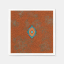 Sydvästra Canyons Diamond Mönster Pappersservett