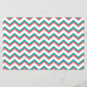 Sydvästra Chevron Mönster Brevpapper