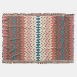 Sydvästra Chevron Zigzag Throw Blanket Mysfilt