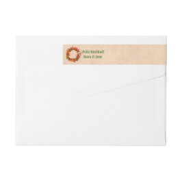 Sydvästra Chile - andetag på Adobe Wall Etikettband