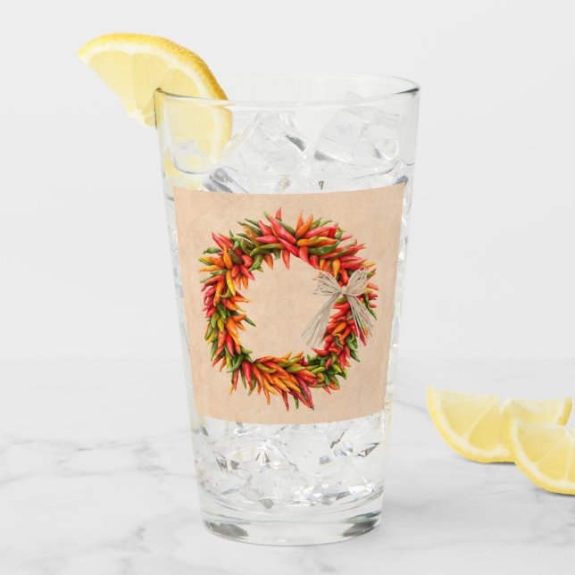 Sydvästra Chile Ristra Wandeon Adobe Wall Glaskopp (Framsida Ice)