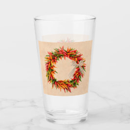 Sydvästra Chile Ristra Wandeon Adobe Wall Glaskopp