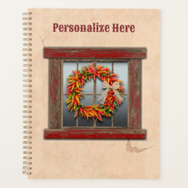 Sydvästra Chile Utandning på Rustic Red Wood Windo