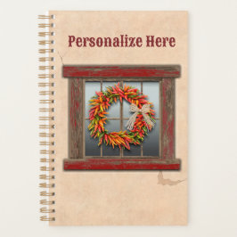 Sydvästra Chile Utandning på Rustic Red Wood Windo