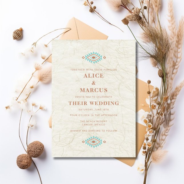 Sydvästra Desert Bröllop Inbjudningar (Southwestern Desert Wedding Invitation)