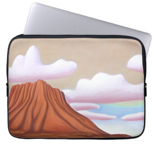 Sydvästra Desert och Mesa Minimalist Art Laptop Fodral
