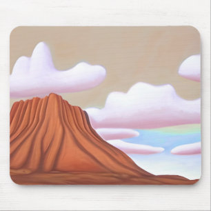 Sydvästra Desert och Mesa Minimalist Art Musmatta