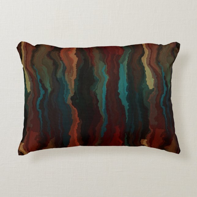 Sydvästra Färg-blandningen Prydnadskudde (Framsidan)