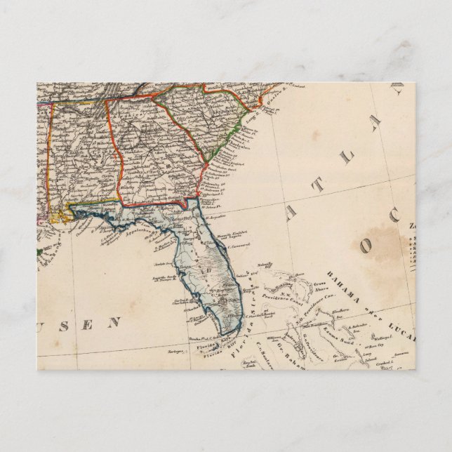 Sydvästra Förenade Stater 2 Vykort (Framsida)