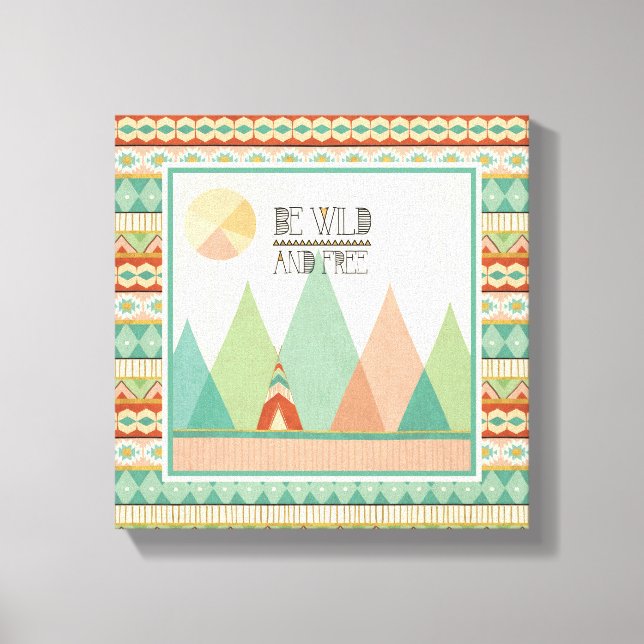 Sydvästra Geo II| Bli Vild och gratis Canvastryck (Framsida)