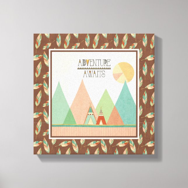 Sydvästra Geo III | Äventyr Awaits Canvastryck (Framsida)