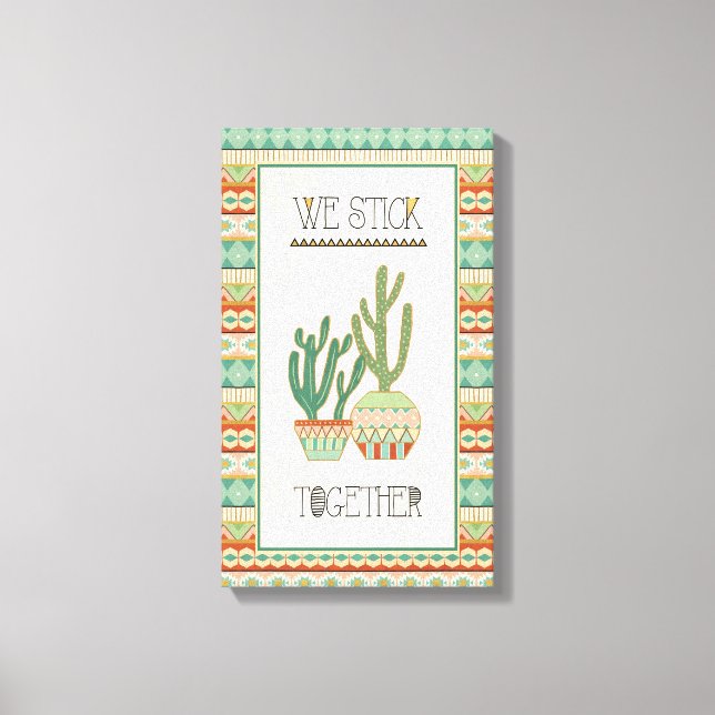 Sydvästra Geo VIII | Vi håller ihop Canvastryck (Framsida)