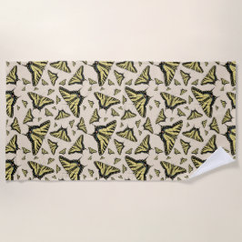 Sydvästra Gulten Swallowtail Butterflies Mönster