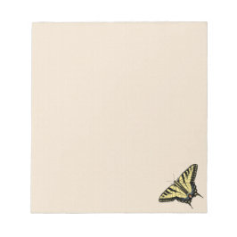 Sydvästra Gulten Swallowtail Butterfly Anteckningsblock