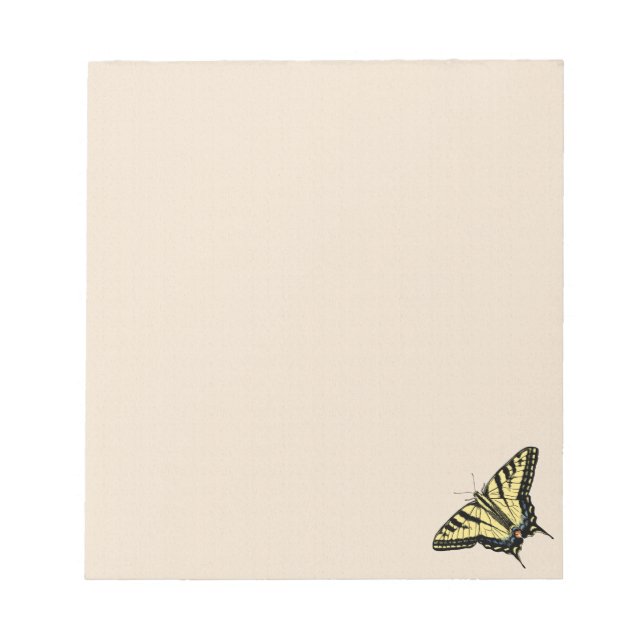 Sydvästra Gulten Swallowtail Butterfly Anteckningsblock (Framsida)