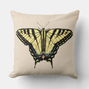 Sydvästra Gulten Swallowtail Butterfly Kudde