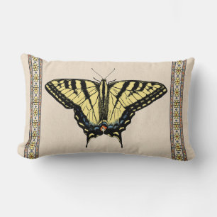 Sydvästra Gulten Swallowtail Butterfly Lumbarkudde