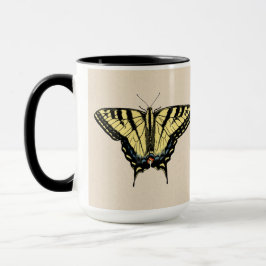 Sydvästra Gulten Swallowtail Butterfly Mugg