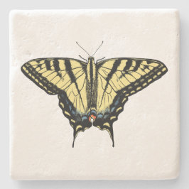 Sydvästra Gulten Swallowtail Butterfly Stenunderlägg
