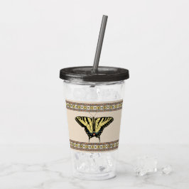 Sydvästra Gulten Swallowtail Butterfly Take Away Mugg