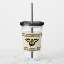 Sydvästra Gulten Swallowtail Butterfly Take Away Mugg